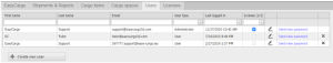 How to assign a license to another user in EasyCargo container stuffing program