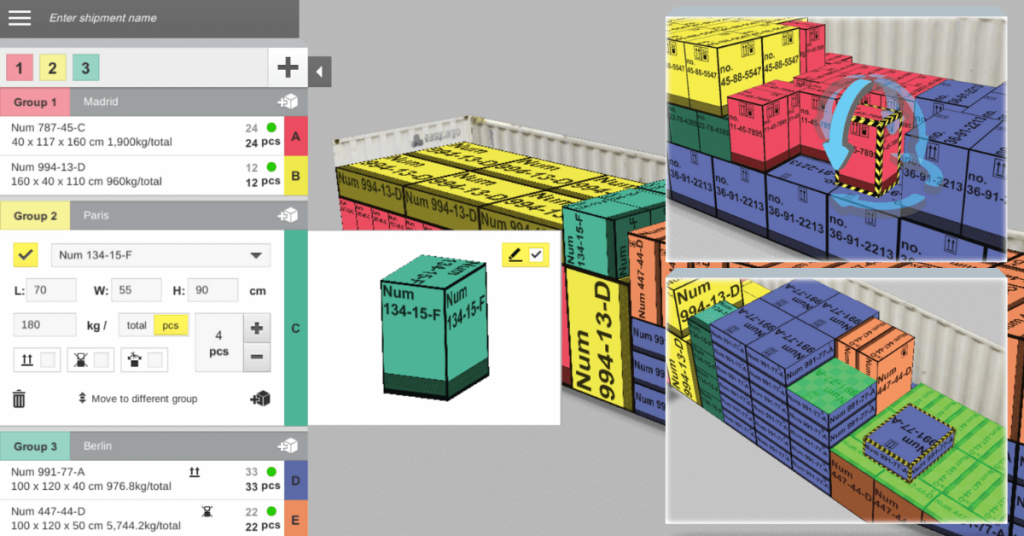 Enterprise licensing for container load planning