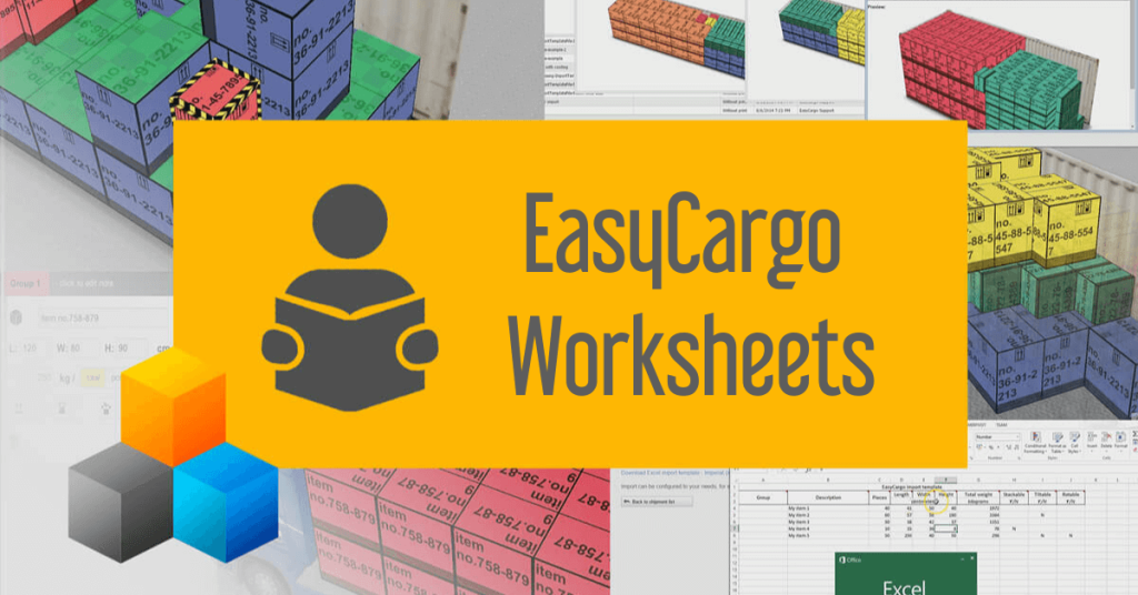 EasyCargo worksheets not only for schools