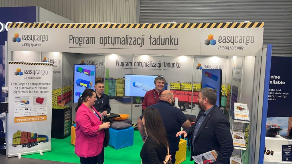 The EasyCargo team engaging with visitors at TransLogistica 2023 The EasyCargo team is having fun with visitors at TransLogistica 2023 in Warsaw