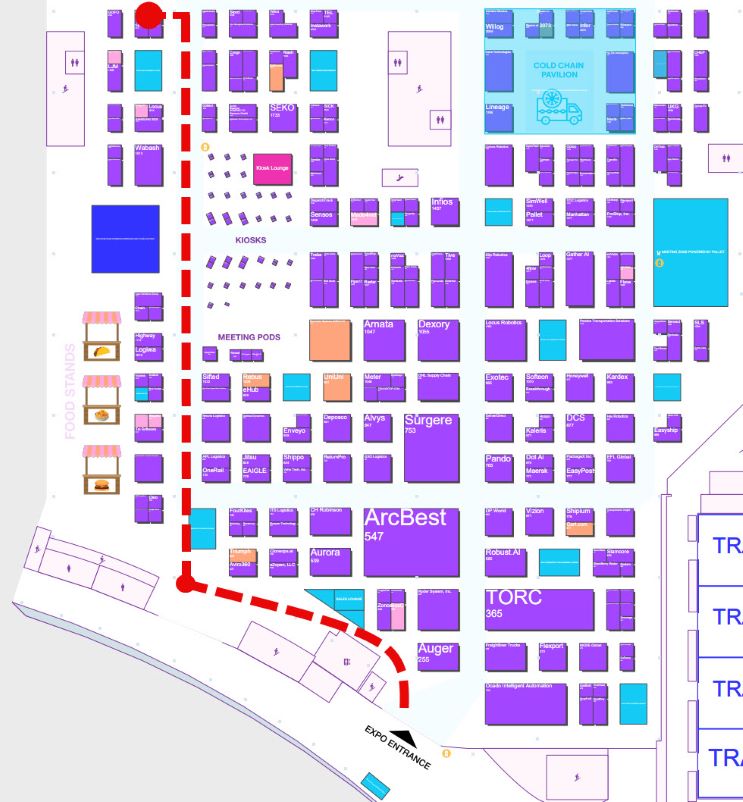 How to find the EasyCargo booth 2114 EasyCargo booth 2114 at Manifest 2026 in The Venetian Las Vegas